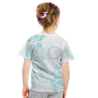 Turquoise Kuki Airani Tapakau Kid T Shirt Tribal Anchor Mix Tiare