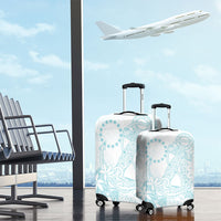 Turquoise Kuki Airani Tapakau Luggage Cover Tribal Anchor Mix Tiare