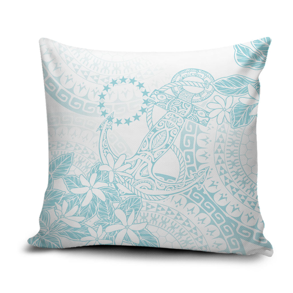 Turquoise Kuki Airani Tapakau Pillow Cover Tribal Anchor Mix Tiare LT7 Turquoise - Polynesian Pride