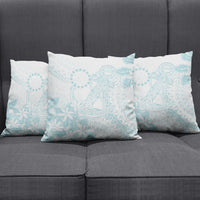 Turquoise Kuki Airani Tapakau Pillow Cover Tribal Anchor Mix Tiare LT7 - Polynesian Pride