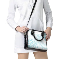 Turquoise Kuki Airani Tapakau Shoulder Handbag Tribal Anchor Mix Tiare LT7 - Polynesian Pride