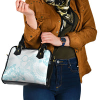 Turquoise Kuki Airani Tapakau Shoulder Handbag Tribal Anchor Mix Tiare LT7 - Polynesian Pride
