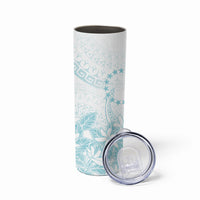Turquoise Kuki Airani Tapakau Skinny Tumbler Tribal Anchor Mix Tiare