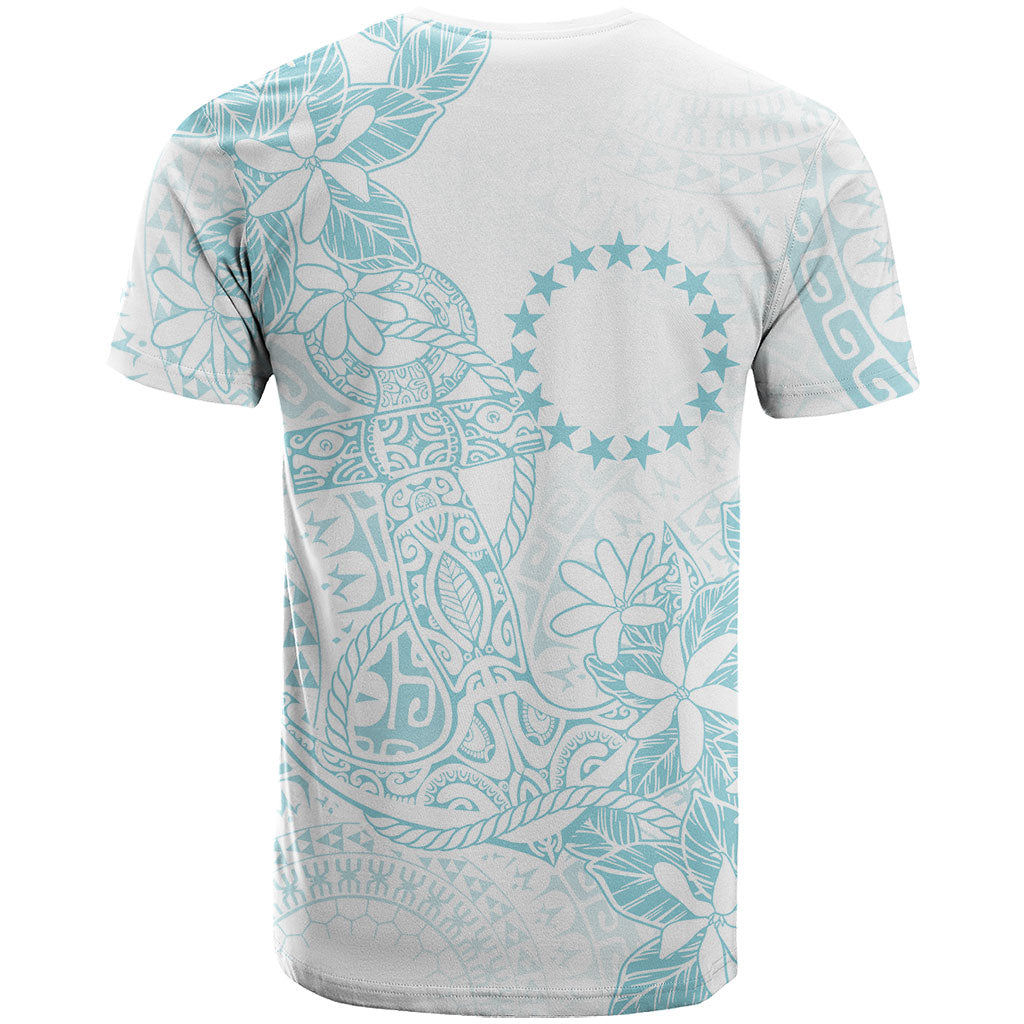 Turquoise Kuki Airani Tapakau T Shirt Tribal Anchor Mix Tiare LT7 - Polynesian Pride