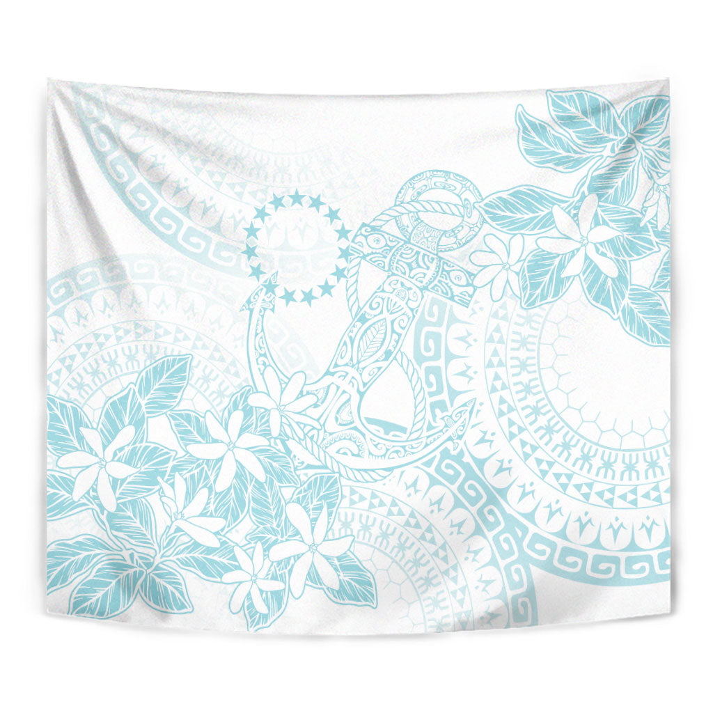 Turquoise Kuki Airani Tapakau Tapestry Tribal Anchor Mix Tiare