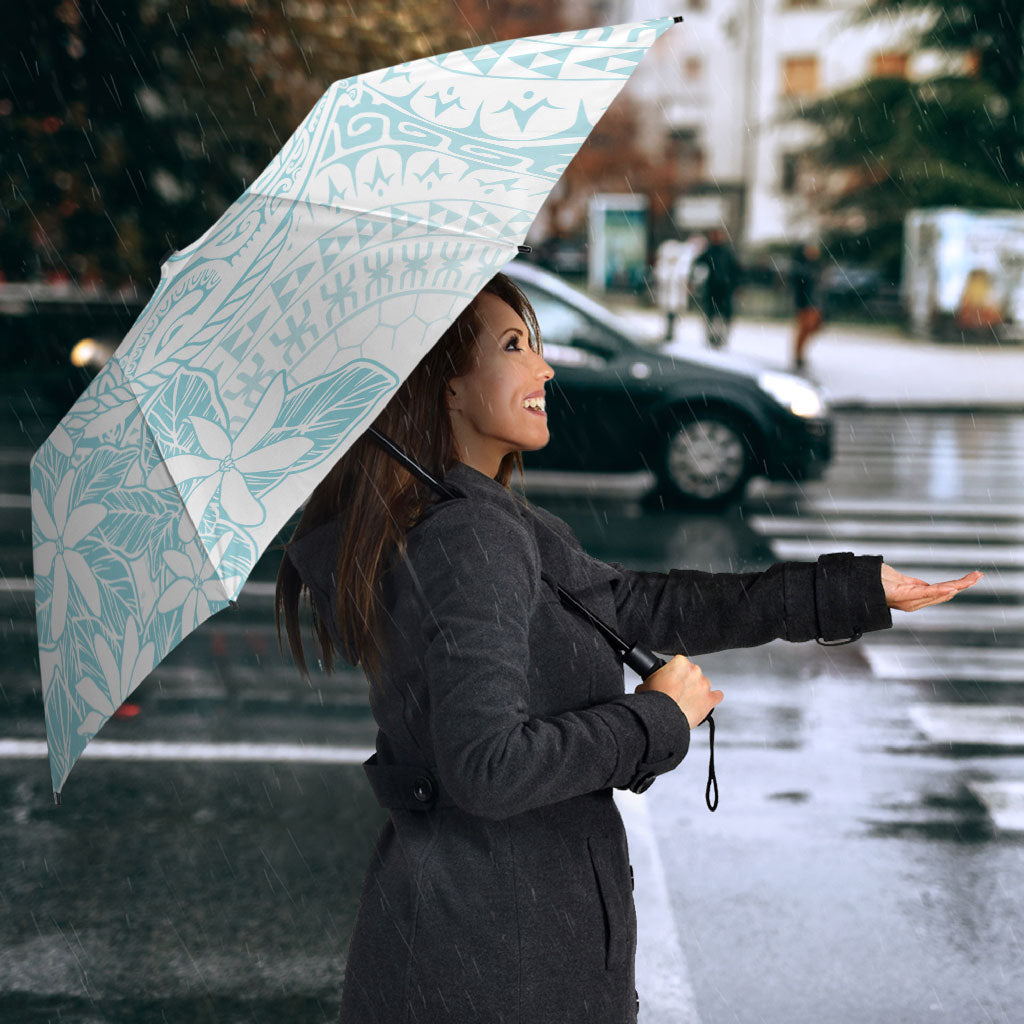 Turquoise Kuki Airani Tapakau Umbrella Tribal Anchor Mix Tiare