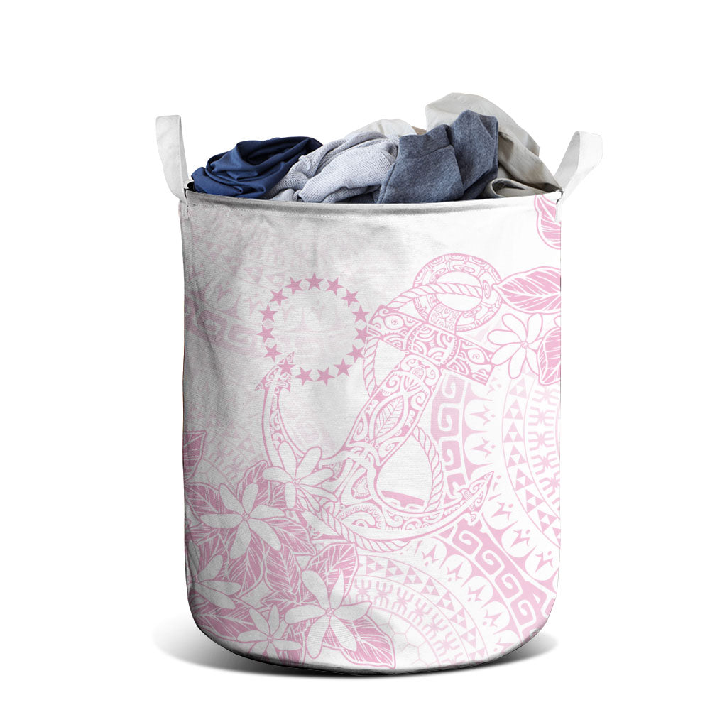 Candy Pink Kuki Airani Tapakau Laundry Basket Tribal Anchor Mix Tiare