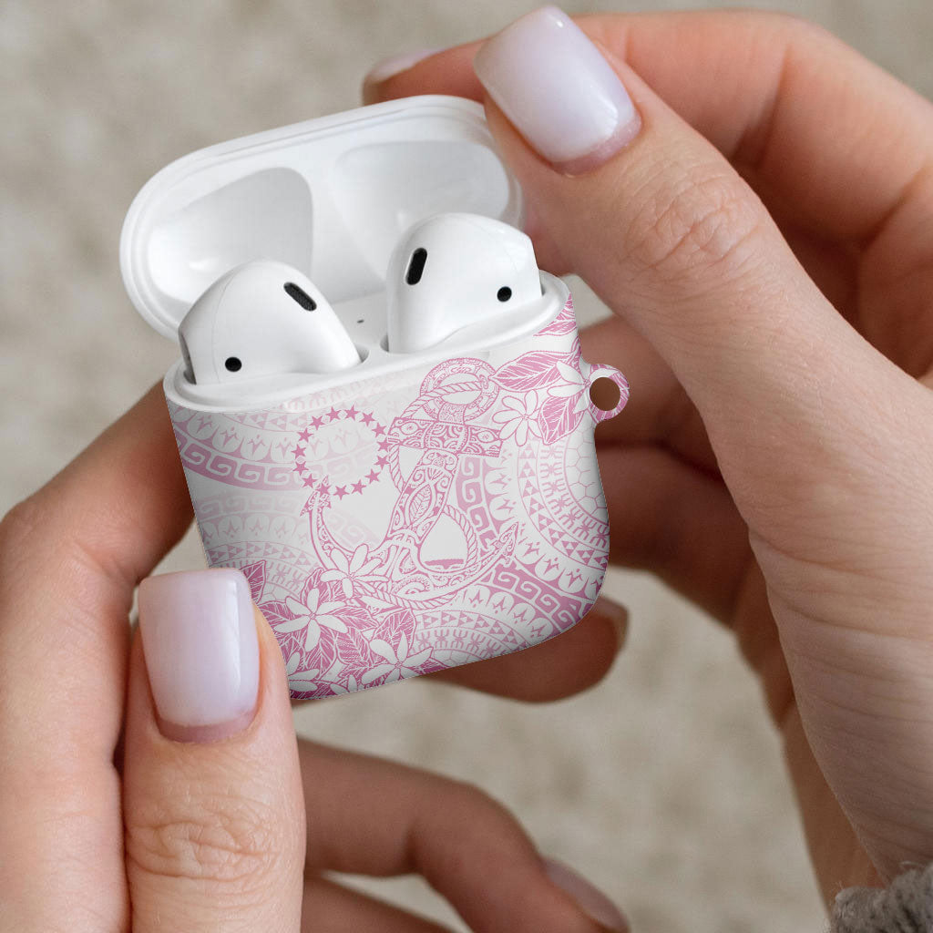 Candy Pink Kuki Airani Tapakau AirPods Case Tribal Anchor Mix Tiare LT7 - Polynesian Pride