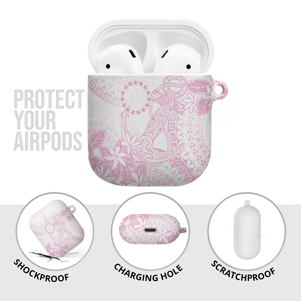 Candy Pink Kuki Airani Tapakau AirPods Case Tribal Anchor Mix Tiare LT7 - Polynesian Pride