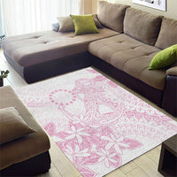 Candy Pink Kuki Airani Tapakau Area Rug Tribal Anchor Mix Tiare