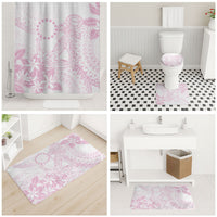 Candy Pink Kuki Airani Tapakau Bathroom Set Tribal Anchor Mix Tiare