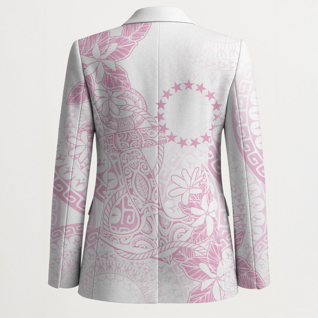 Candy Pink Kuki Airani Tapakau Blazer Tribal Anchor Mix Tiare LT7 - Polynesian Pride