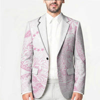 Candy Pink Kuki Airani Tapakau Blazer Tribal Anchor Mix Tiare LT7 - Polynesian Pride