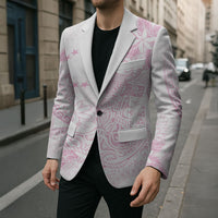 Candy Pink Kuki Airani Tapakau Blazer Tribal Anchor Mix Tiare LT7 - Polynesian Pride