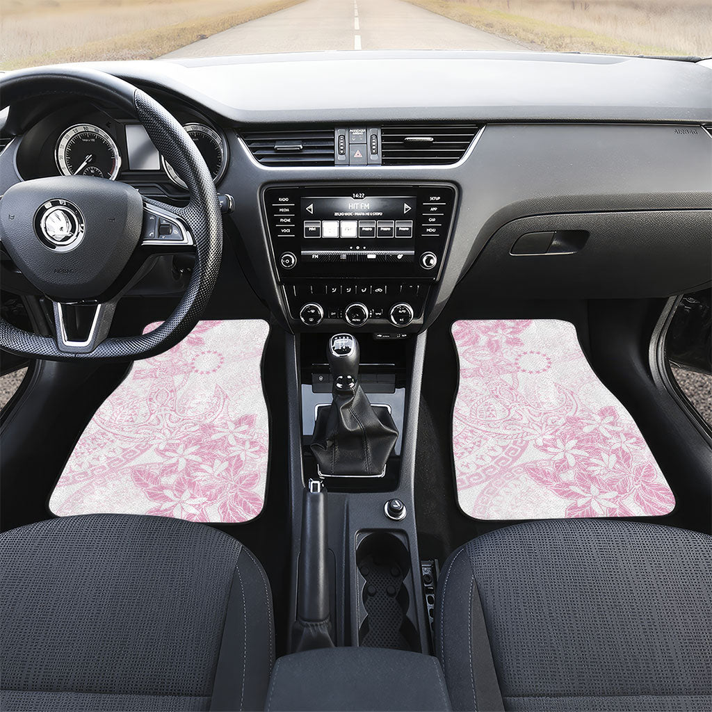 Candy Pink Kuki Airani Tapakau Car Mats Tribal Anchor Mix Tiare