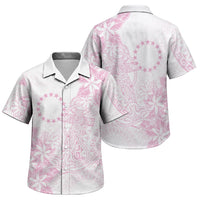 Candy Pink Kuki Airani Tapakau Family Matching Short Sleeve Bodycon Dress and Hawaiian Shirt Tribal Anchor Mix Tiare LT7 Son's Shirt Candy Pink - Polynesian Pride