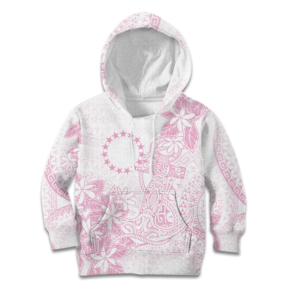 Candy Pink Kuki Airani Tapakau Kid Hoodie Tribal Anchor Mix Tiare LT7 Hoodie Candy Pink - Polynesian Pride