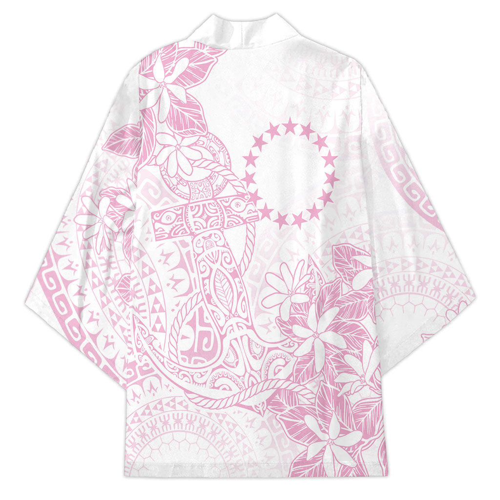 Candy Pink Kuki Airani Tapakau Kimono Tribal Anchor Mix Tiare