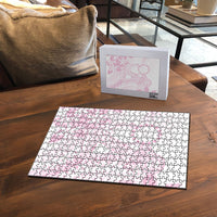Candy Pink Kuki Airani Tapakau Puzzle Tribal Anchor Mix Tiare LT7 - Polynesian Pride