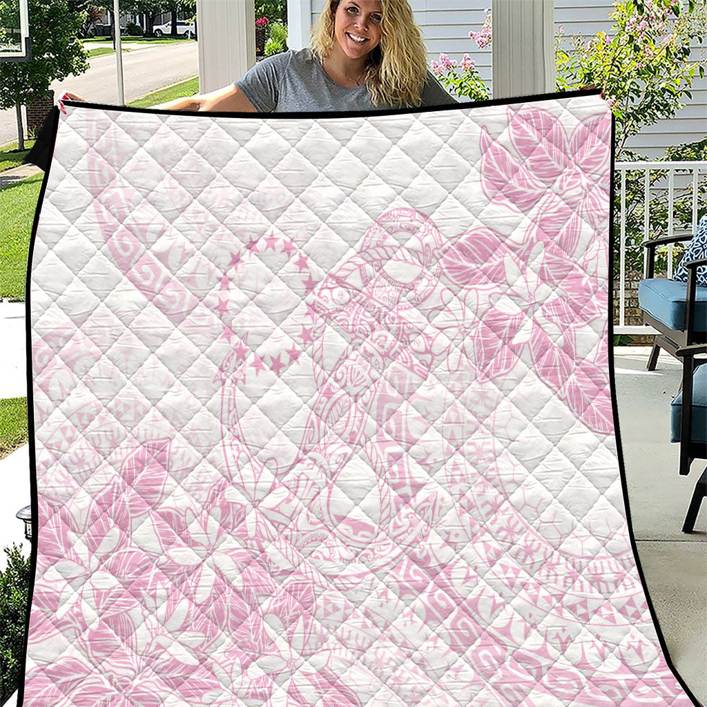 Candy Pink Kuki Airani Tapakau Quilt Tribal Anchor Mix Tiare LT7 Candy Pink - Polynesian Pride