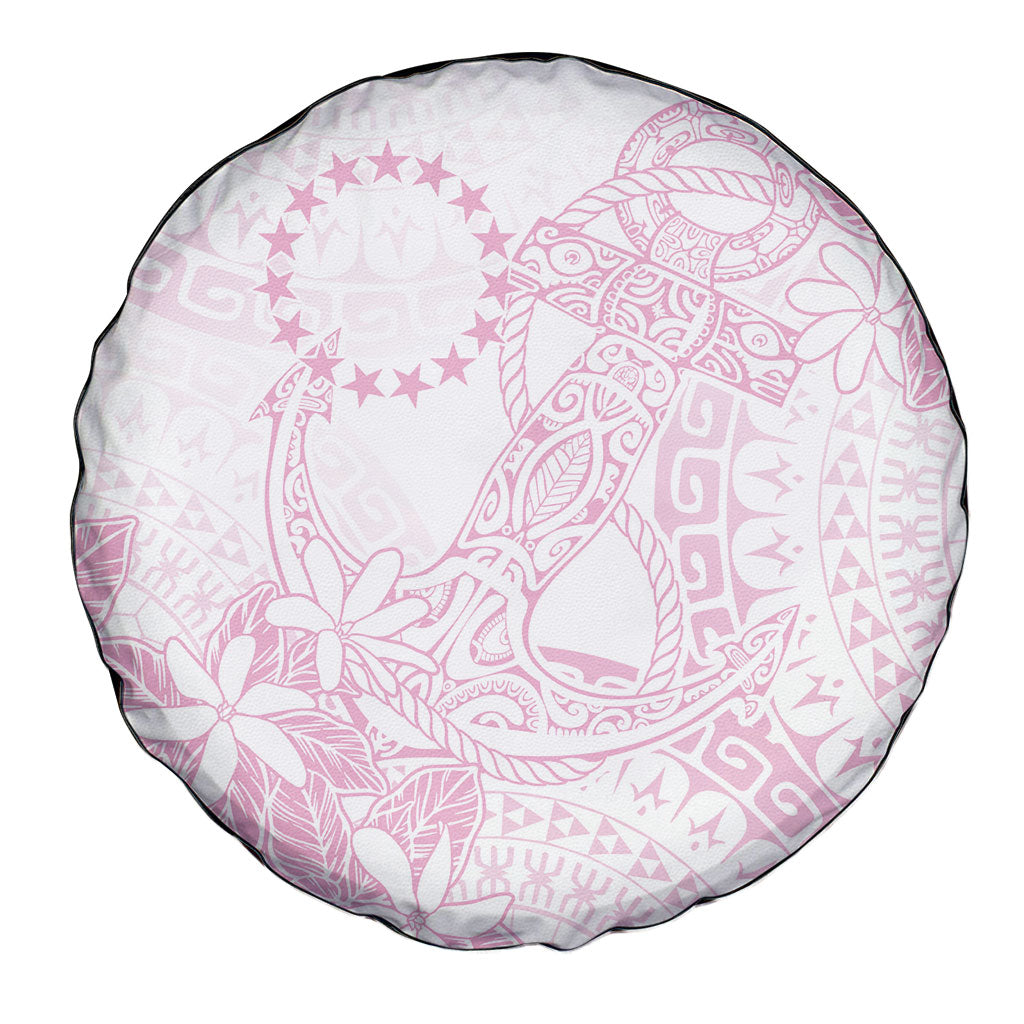 Candy Pink Kuki Airani Tapakau Spare Tire Cover Tribal Anchor Mix Tiare