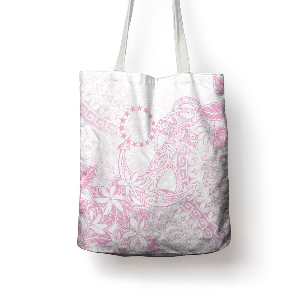 Candy Pink Kuki Airani Tapakau Tote Bag Tribal Anchor Mix Tiare LT7 - Polynesian Pride