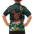 Hawaii Hula Girl Vintage Family Matching Puletasi and Hawaiian Shirt Tropical Forest