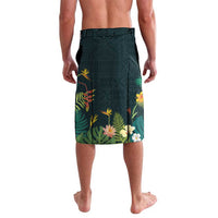 Hawaii Hula Girl Vintage Lavalava Tropical Forest