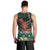 Hawaii Hula Girl Vintage Men Tank Top Tropical Forest