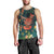 Hawaii Hula Girl Vintage Men Tank Top Tropical Forest