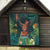 Hawaii Hula Girl Vintage Quilt Tropical Forest