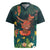 Hawaii Hula Girl Vintage Rugby Jersey Tropical Forest