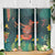 Hawaii Hula Girl Vintage Skinny Tumbler Tropical Forest