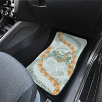 Hawaii Kaho'olawe Island Flowers Lei Car Mats Silver Hinahina Kū Kahakai
