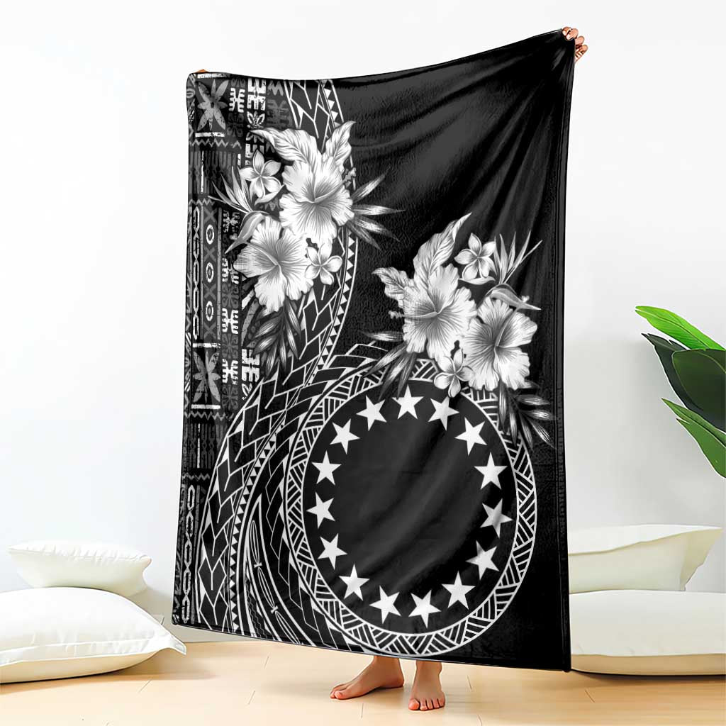 Kia Orana Cook Islands Blanket Tiare and Stars LT7 - Polynesian Pride