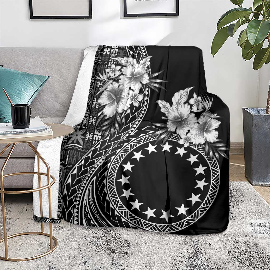 Kia Orana Cook Islands Blanket Tiare and Stars LT7 - Polynesian Pride