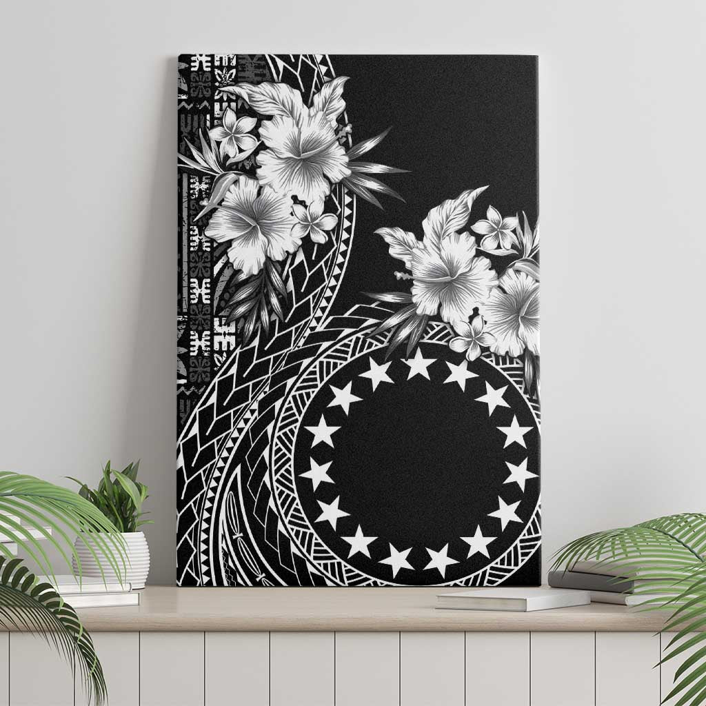 Kia Orana Cook Islands Canvas Wall Art Tiare and Stars LT7 - Polynesian Pride