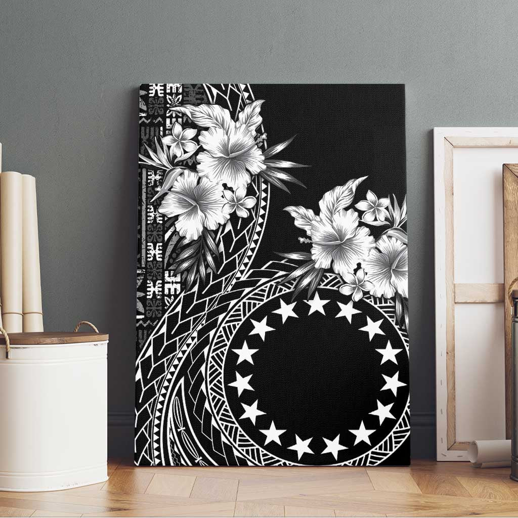 Kia Orana Cook Islands Canvas Wall Art Tiare and Stars LT7 - Polynesian Pride