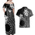 Kia Orana Cook Islands Couples Matching Off Shoulder Maxi Dress and Hawaiian Shirt Tiare and Stars