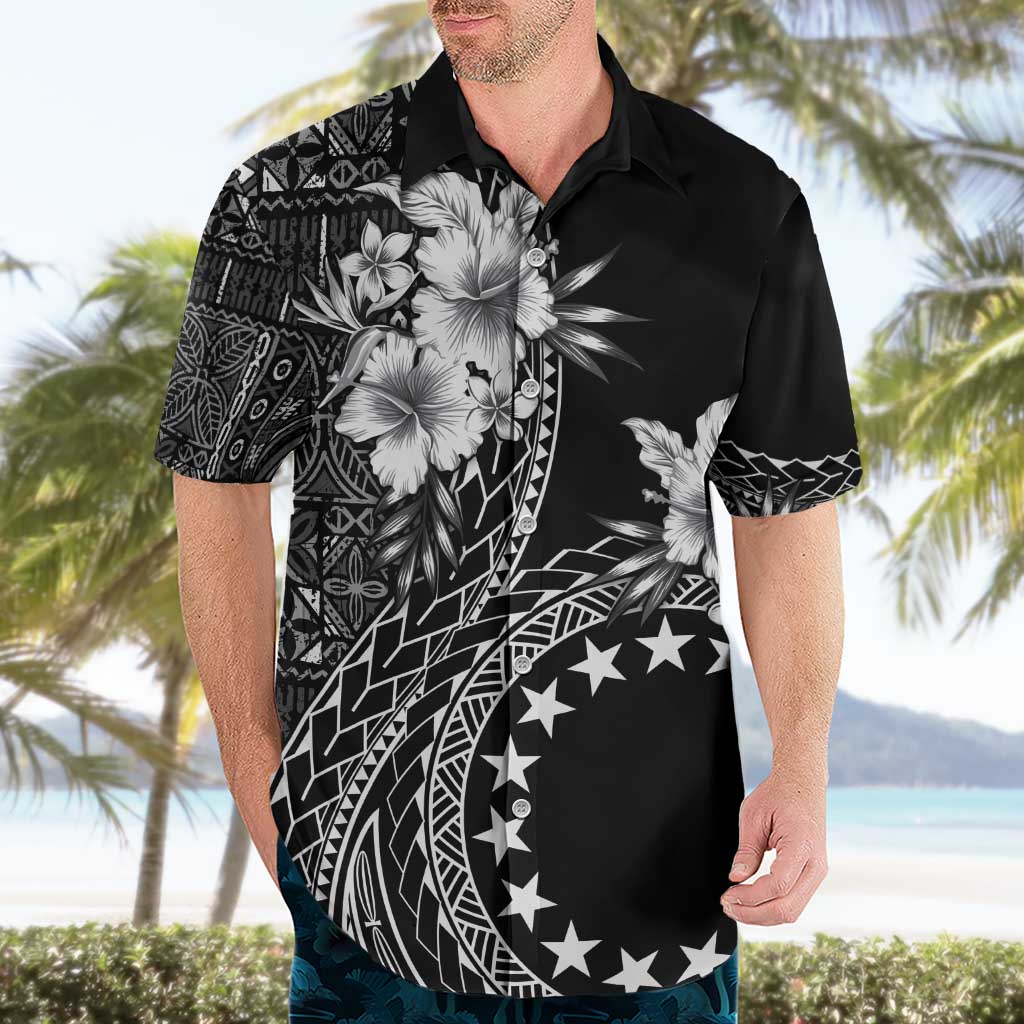 Kia Orana Cook Islands Hawaiian Shirt Tiare and Stars LT7 - Polynesian Pride