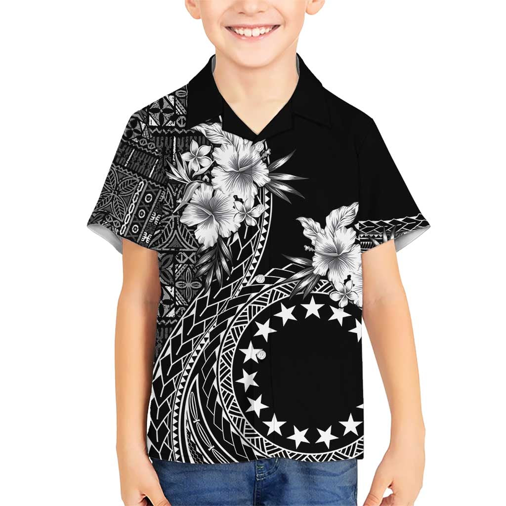 Kia Orana Cook Islands Hawaiian Shirt Tiare and Stars LT7 - Polynesian Pride