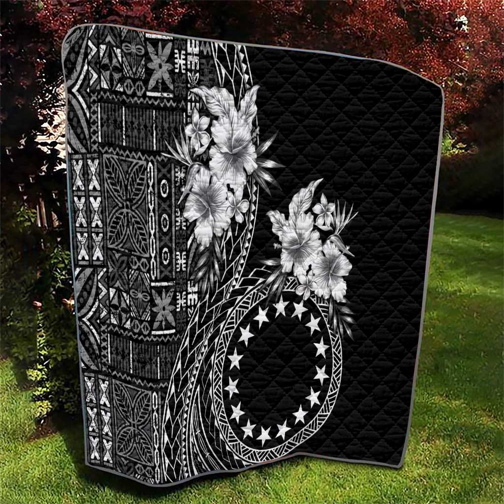 Kia Orana Cook Islands Quilt Tiare and Stars