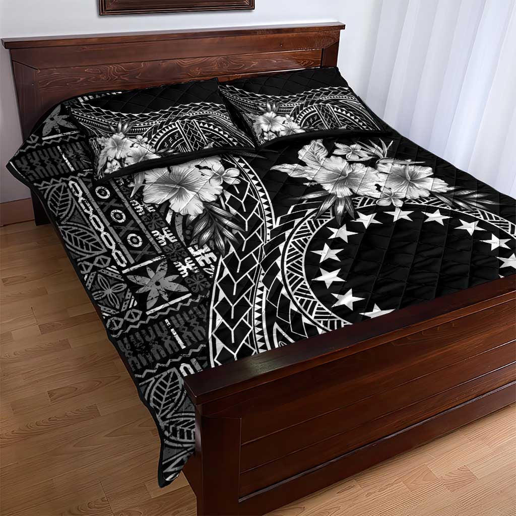 Kia Orana Cook Islands Quilt Bed Set Tiare and Stars LT7 - Polynesian Pride