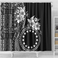 Kia Orana Cook Islands Shower Curtain Tiare and Stars