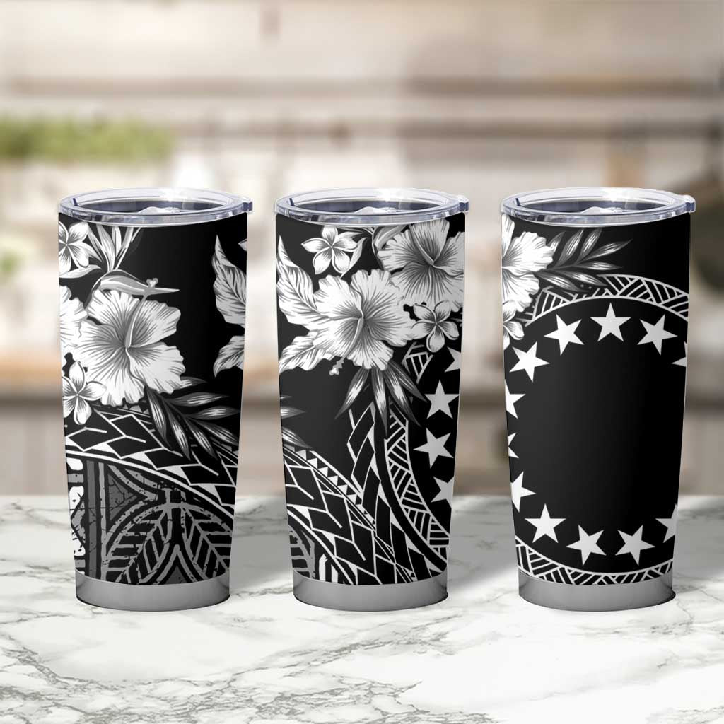 Kia Orana Cook Islands Tumbler Cup Tiare & Stars LT7 - Polynesian Pride