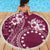 Kia Orana Cook Islands Beach Blanket Tiare and Stars - Maroon