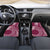 Kia Orana Cook Islands Car Mats Tiare and Stars - Maroon