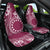 Kia Orana Cook Islands Car Seat Cover Tiare and Stars - Maroon