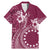 Kia Orana Cook Islands Family Matching Mermaid Dress and Hawaiian Shirt Tiare and Stars - Maroon