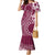 Kia Orana Cook Islands Family Matching Mermaid Dress and Hawaiian Shirt Tiare and Stars - Maroon